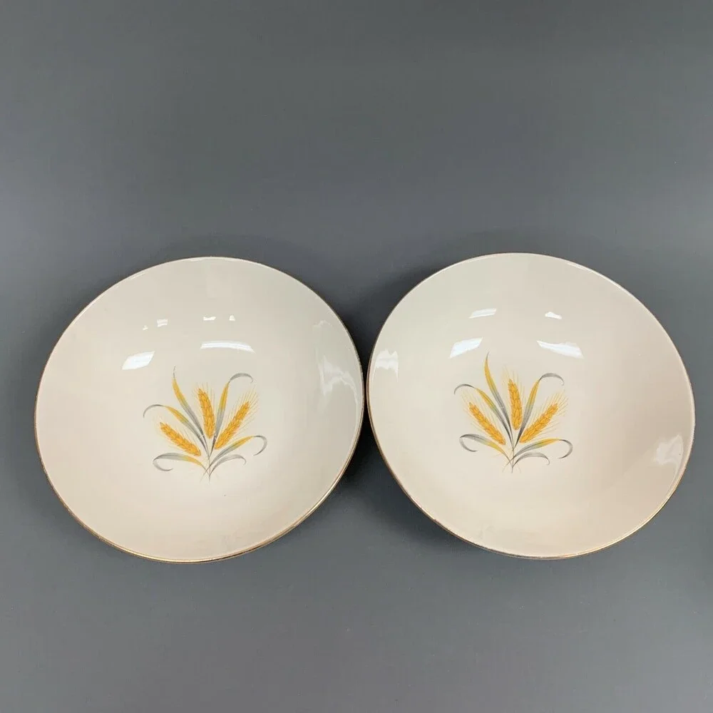 Lifetime China Co Fieldcrest Vegetable Serving Bowls Semi-Vitreous Lot of‎ 2